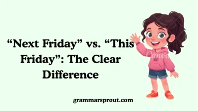 “Next Friday” vs. “This Friday”