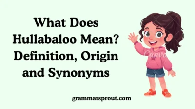 What Does Hullabaloo Mean?