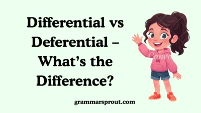 Differential vs Deferential