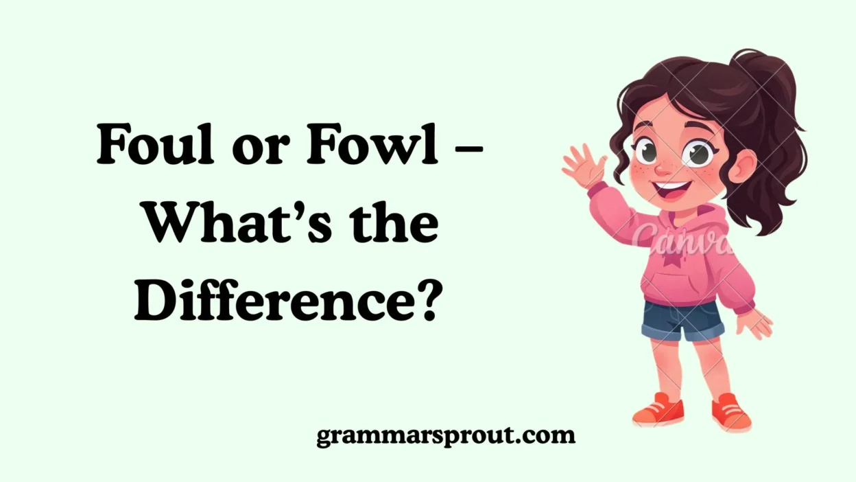 Foul or Fowl – What’s the Difference?