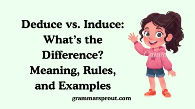 Deduce vs. Induce